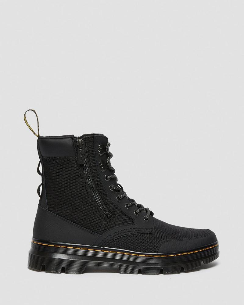 Dr Martens Combs Zip Ankelstøvler Dame Sort | DK 56OKI